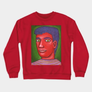 Red Selfportrait Crewneck Sweatshirt